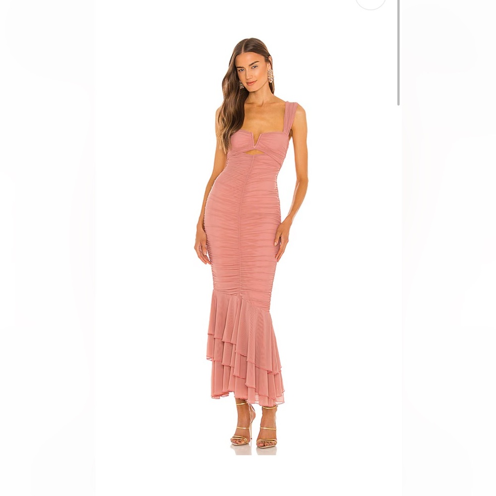 Michael Costello X Revolve Hillary Gown in Blush